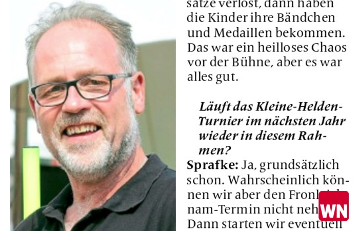 Kurzinterview mit Achim Sprafke